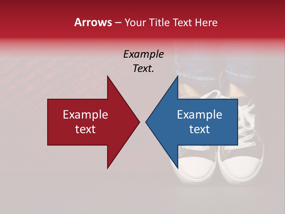 Youth Culture Teenage Shoelace PowerPoint Template