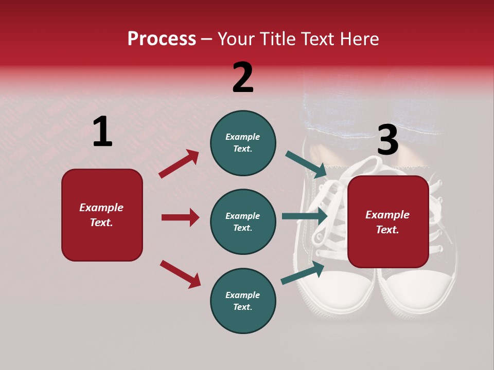 Youth Culture Teenage Shoelace PowerPoint Template