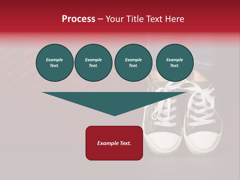 Youth Culture Teenage Shoelace PowerPoint Template