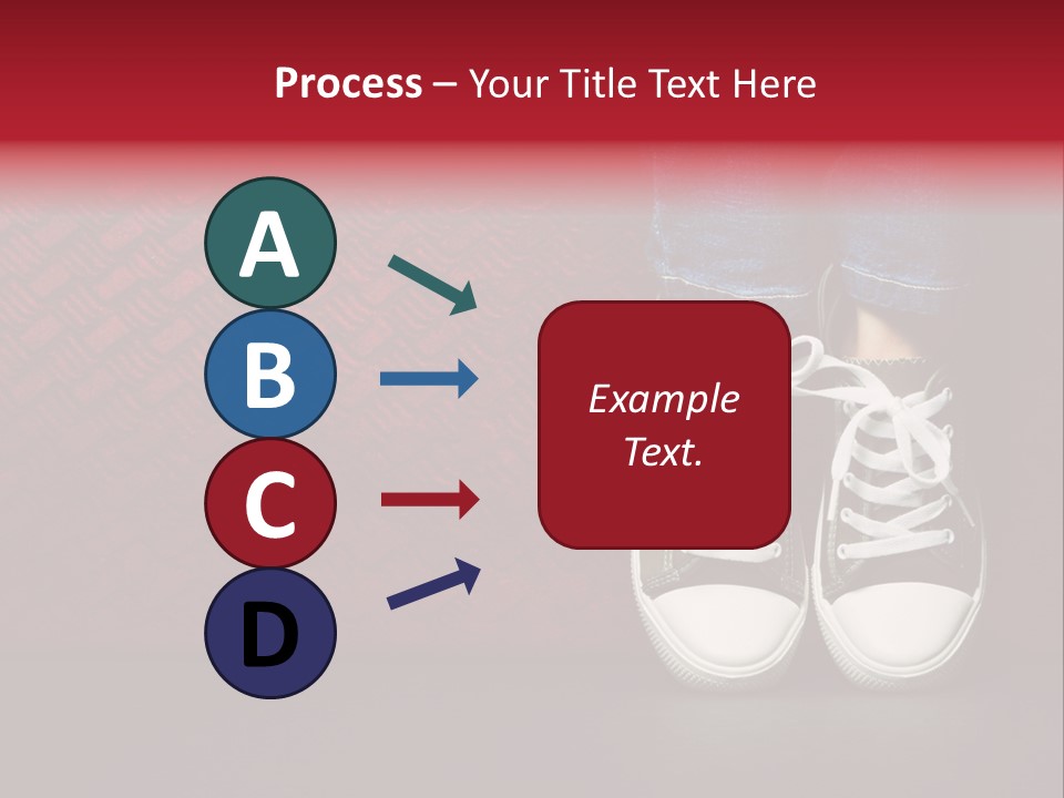 Youth Culture Teenage Shoelace PowerPoint Template