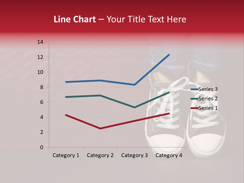 Youth Culture Teenage Shoelace PowerPoint Template