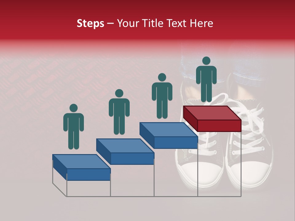 Youth Culture Teenage Shoelace PowerPoint Template