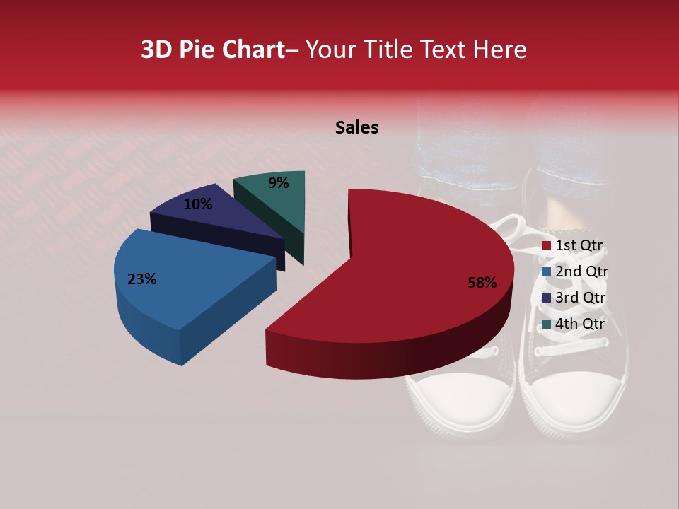 Youth Culture Teenage Shoelace PowerPoint Template