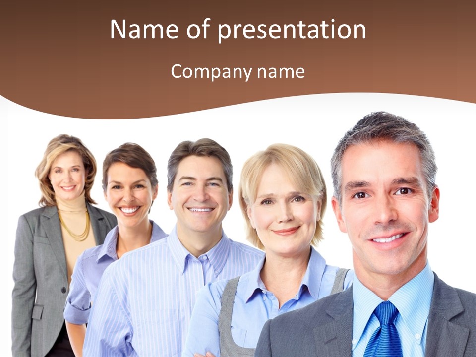 Isolate Teamwork Isolated PowerPoint Template