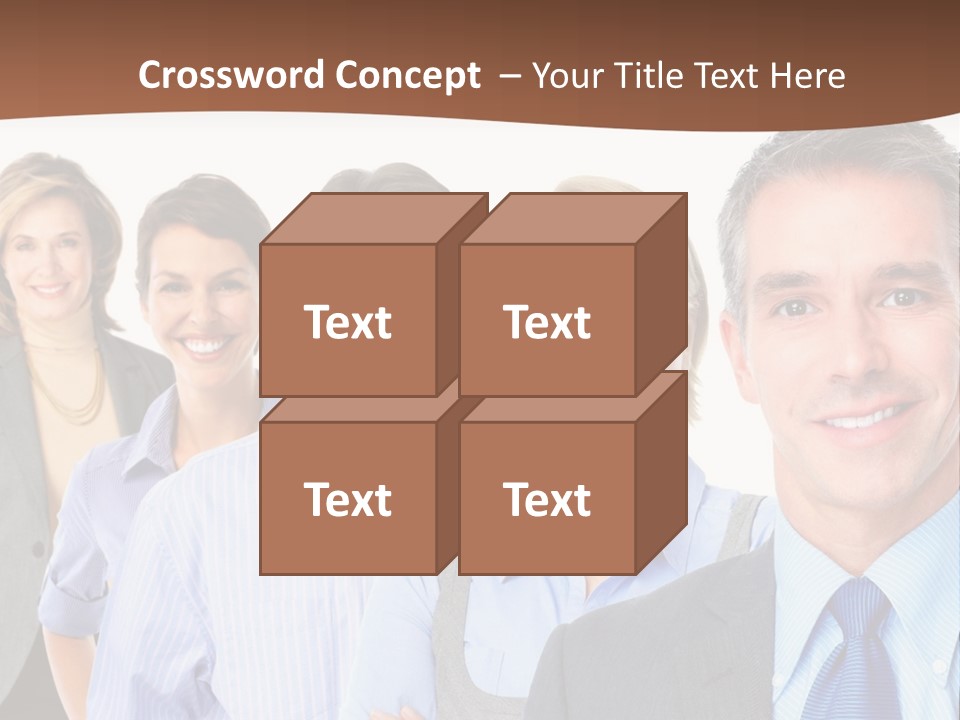 Isolate Teamwork Isolated PowerPoint Template