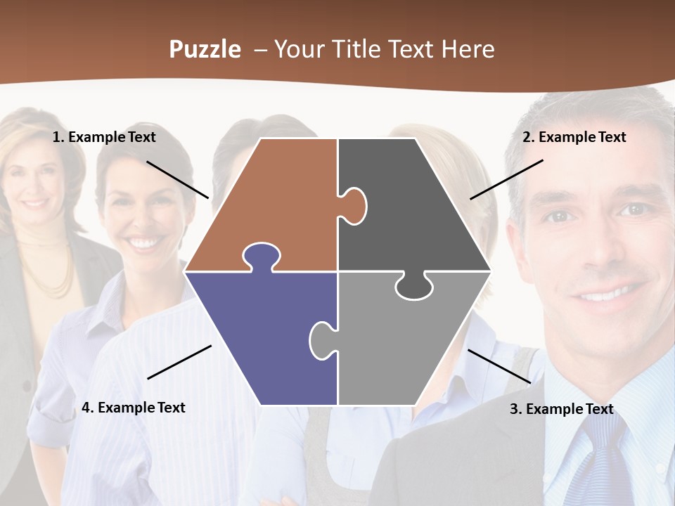 Isolate Teamwork Isolated PowerPoint Template