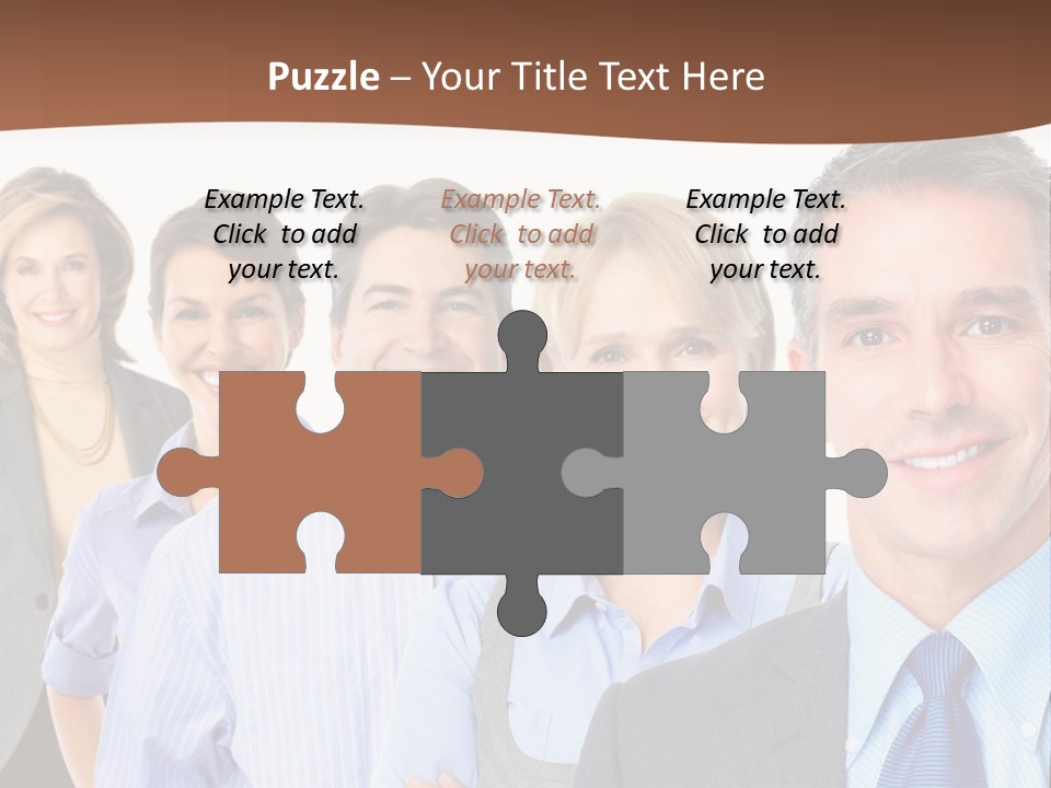 Isolate Teamwork Isolated PowerPoint Template