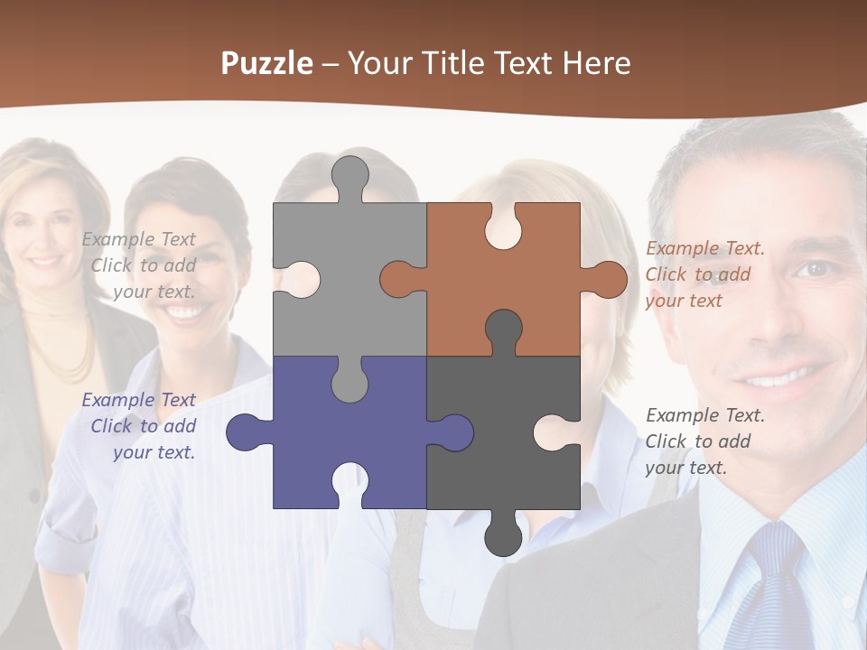 Isolate Teamwork Isolated PowerPoint Template