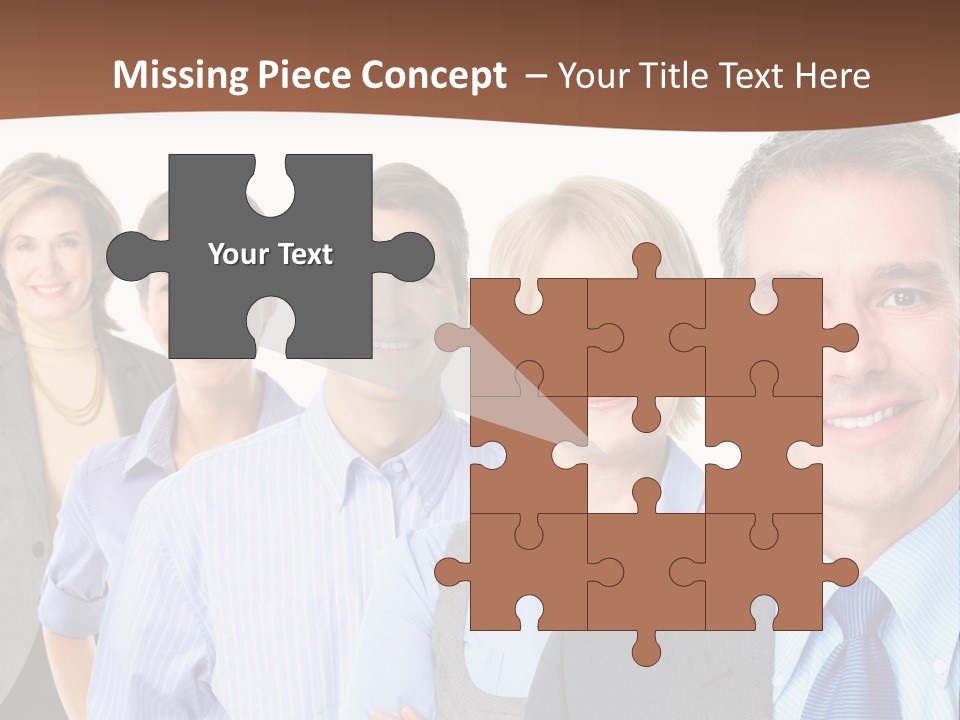 Isolate Teamwork Isolated PowerPoint Template