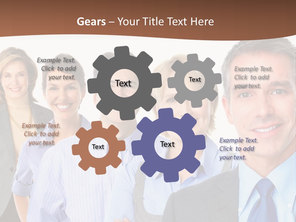 Isolate Teamwork Isolated PowerPoint Template