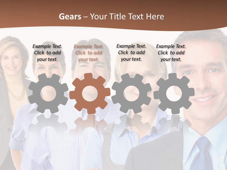 Isolate Teamwork Isolated PowerPoint Template