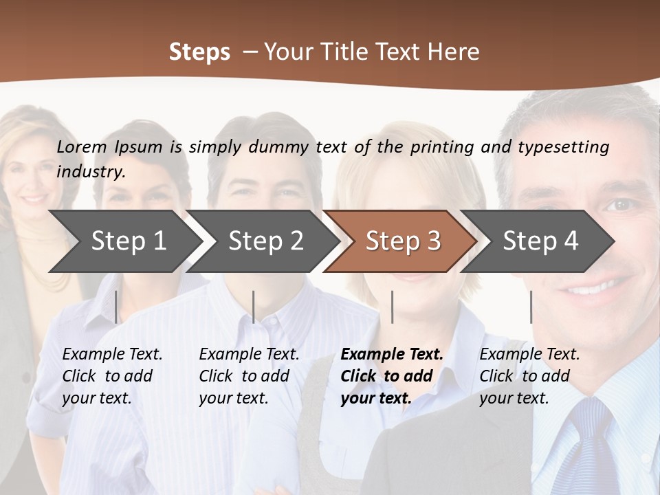 Isolate Teamwork Isolated PowerPoint Template