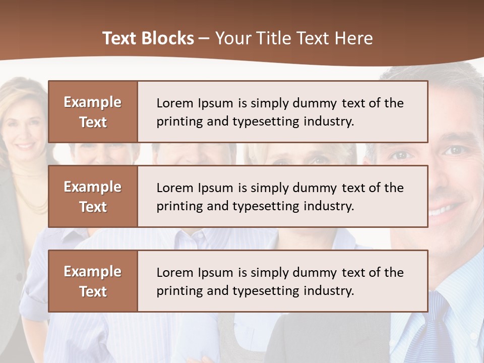 Isolate Teamwork Isolated PowerPoint Template