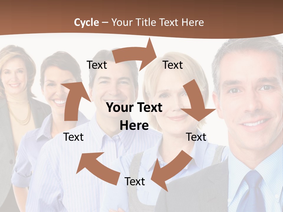 Isolate Teamwork Isolated PowerPoint Template