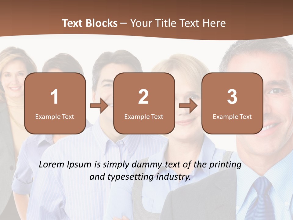 Isolate Teamwork Isolated PowerPoint Template