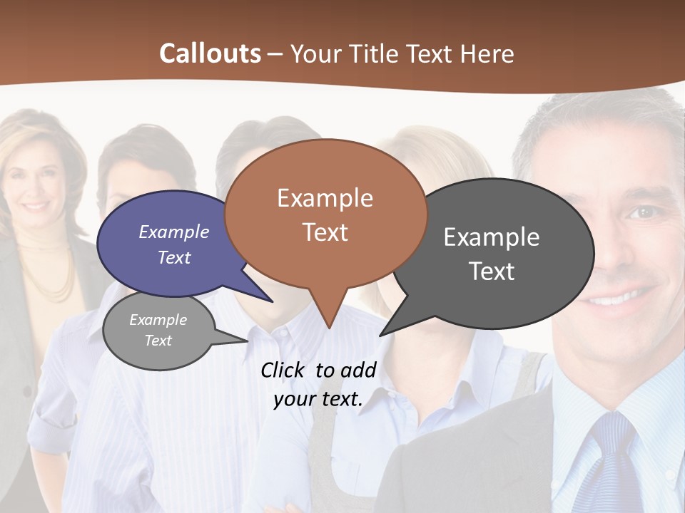 Isolate Teamwork Isolated PowerPoint Template
