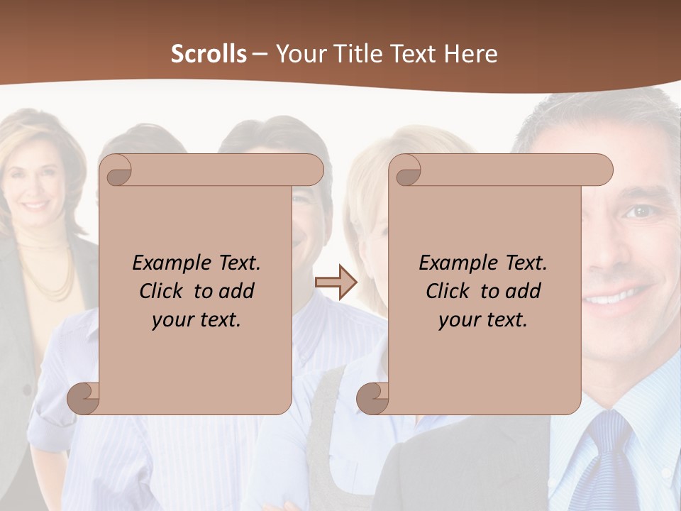 Isolate Teamwork Isolated PowerPoint Template