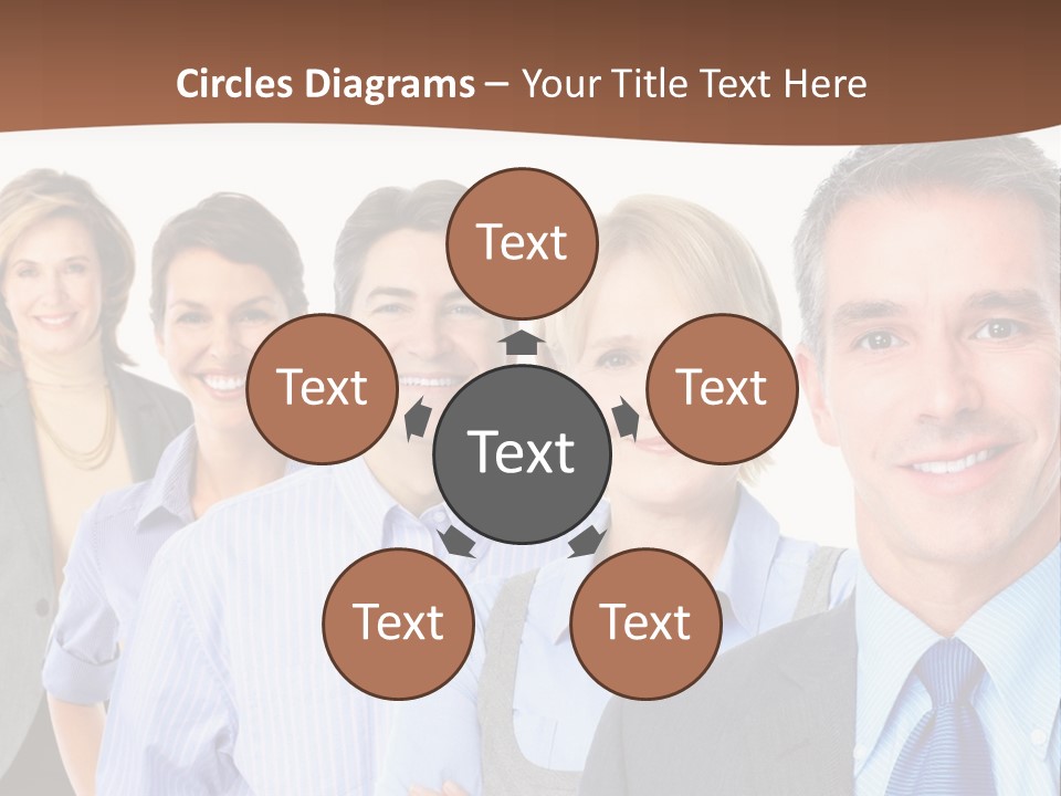 Isolate Teamwork Isolated PowerPoint Template