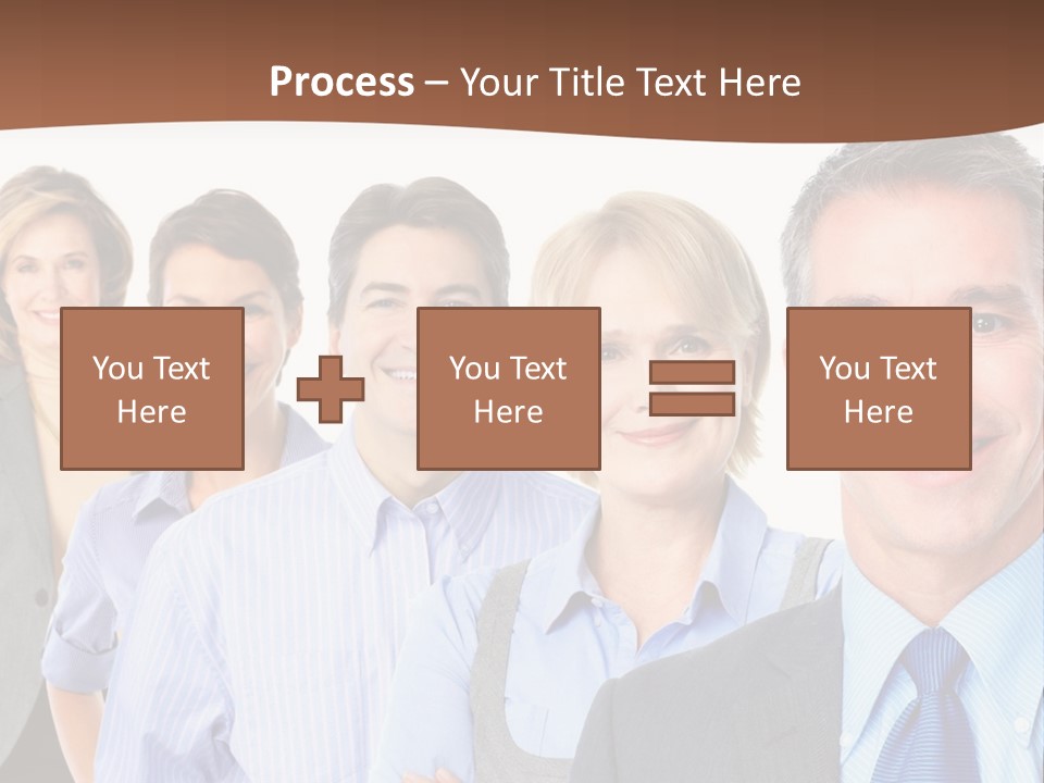 Isolate Teamwork Isolated PowerPoint Template