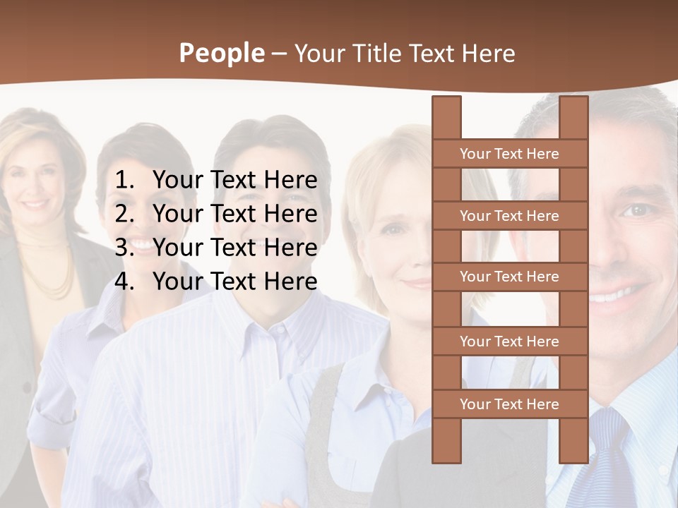 Isolate Teamwork Isolated PowerPoint Template