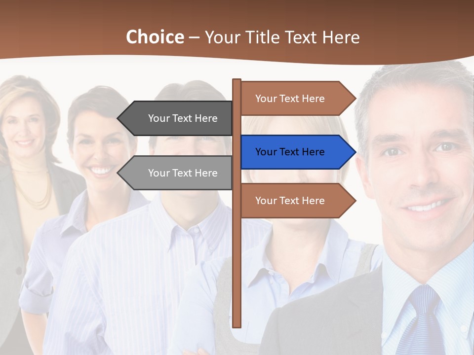 Isolate Teamwork Isolated PowerPoint Template