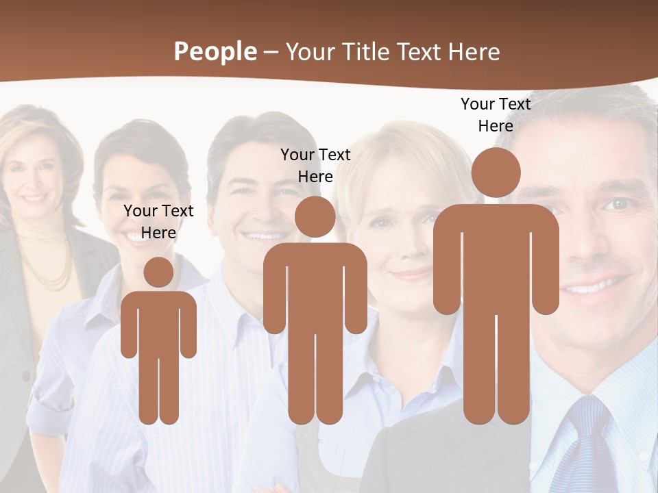 Isolate Teamwork Isolated PowerPoint Template