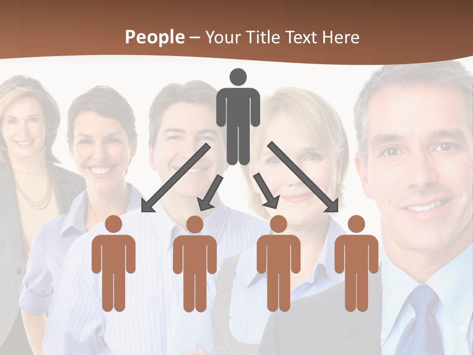 Isolate Teamwork Isolated PowerPoint Template