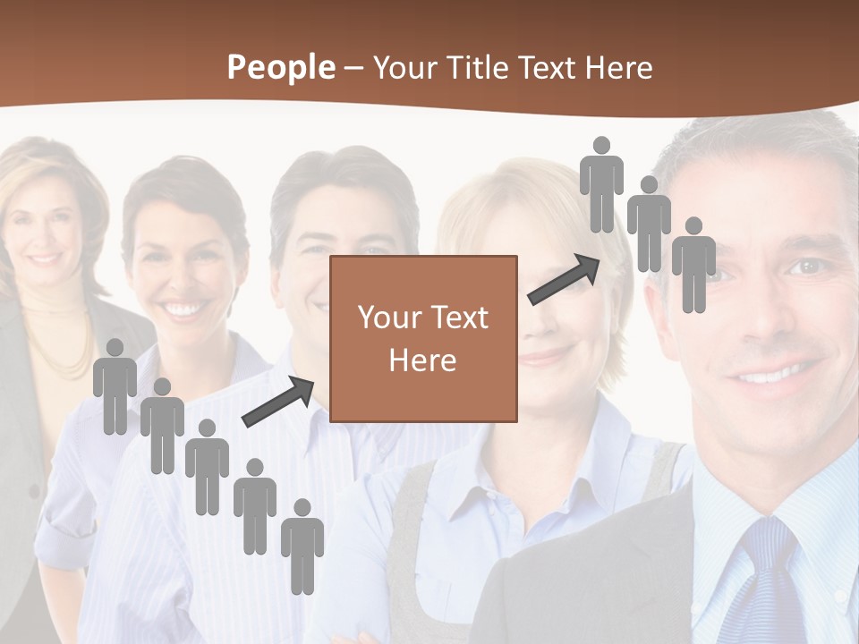Isolate Teamwork Isolated PowerPoint Template