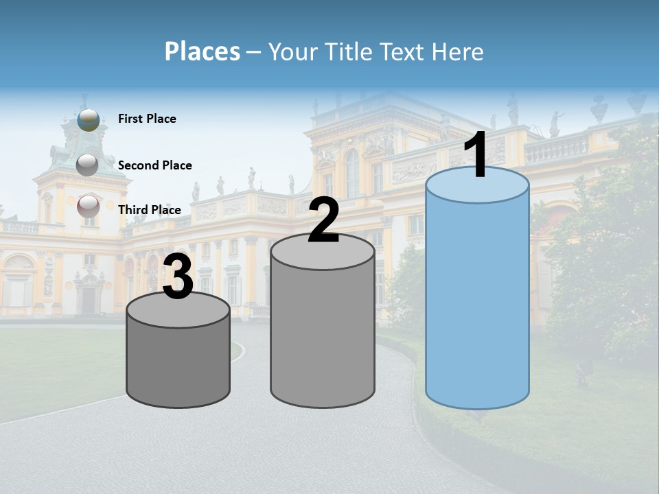 Landmark Decorative Residence PowerPoint Template