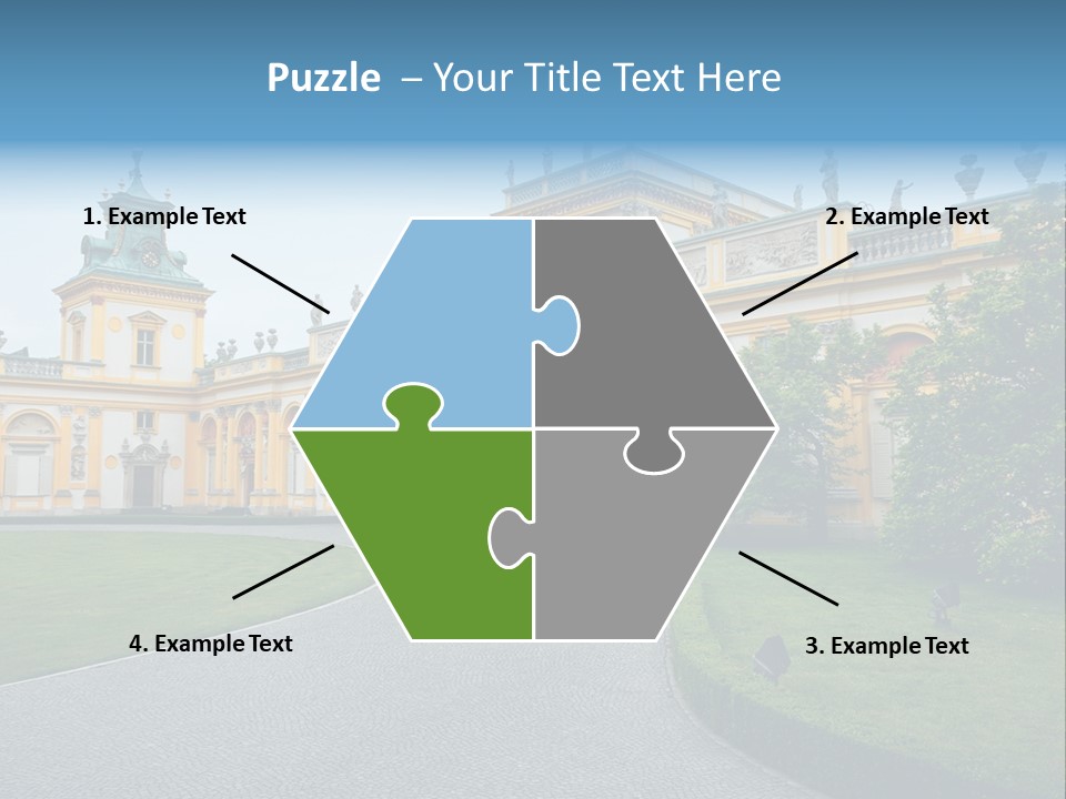 Landmark Decorative Residence PowerPoint Template