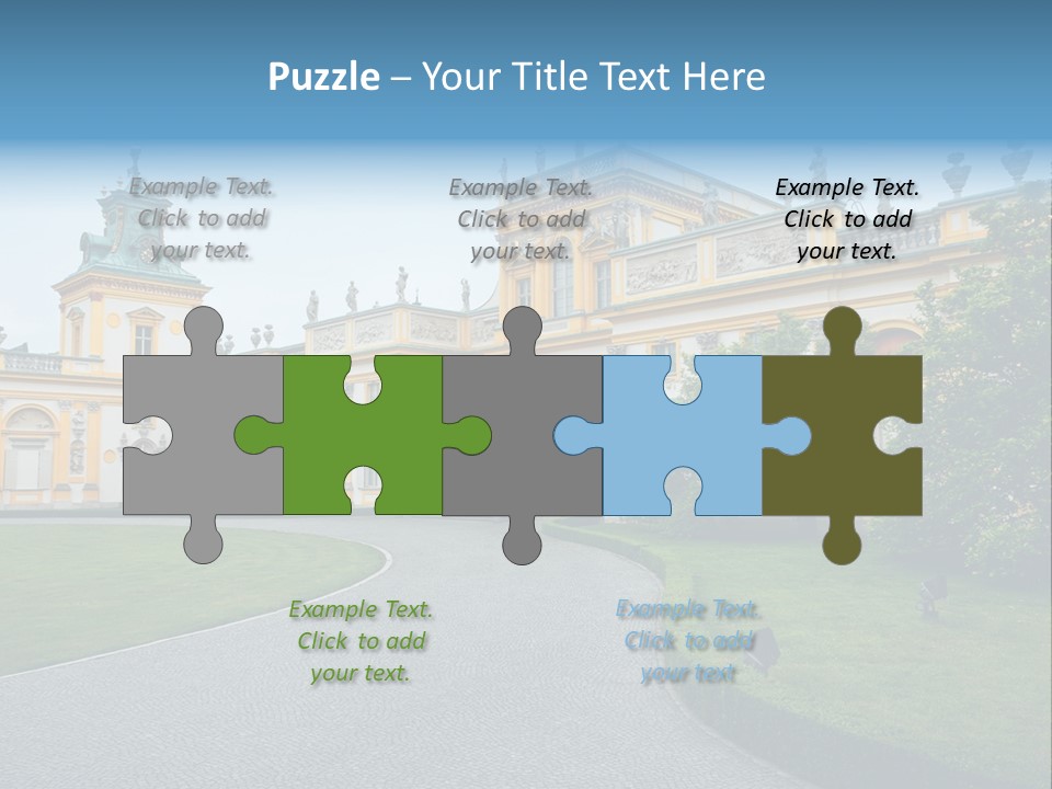 Landmark Decorative Residence PowerPoint Template