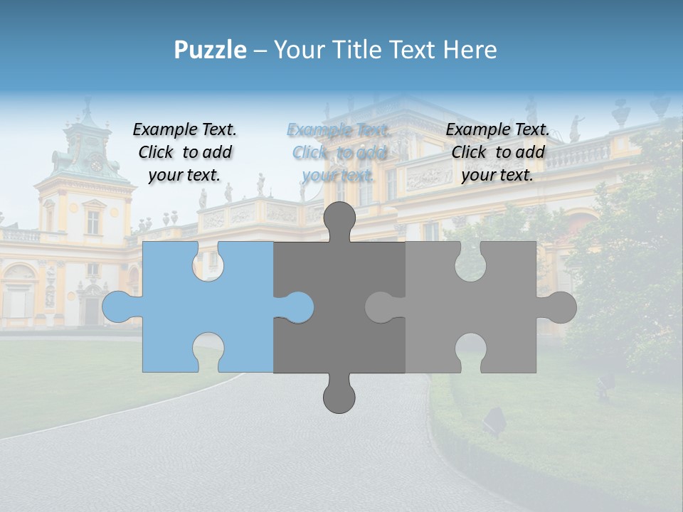 Landmark Decorative Residence PowerPoint Template