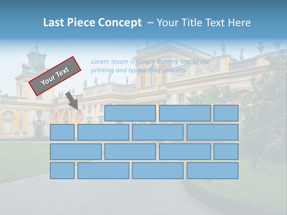 Landmark Decorative Residence PowerPoint Template