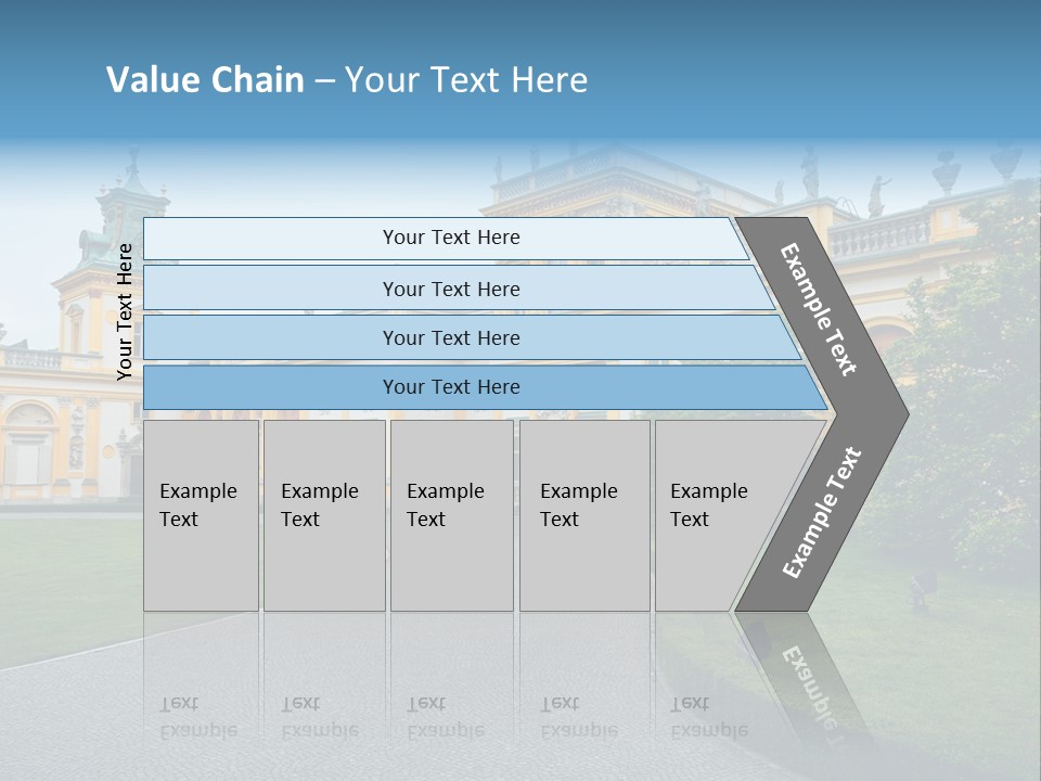 Landmark Decorative Residence PowerPoint Template