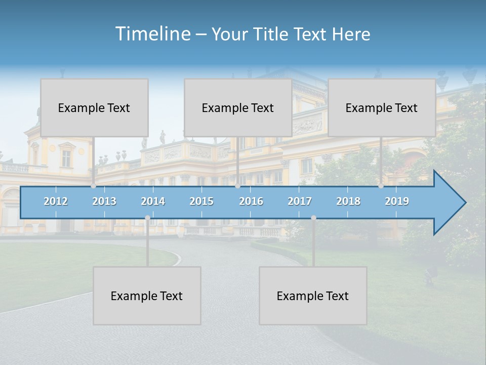 Landmark Decorative Residence PowerPoint Template