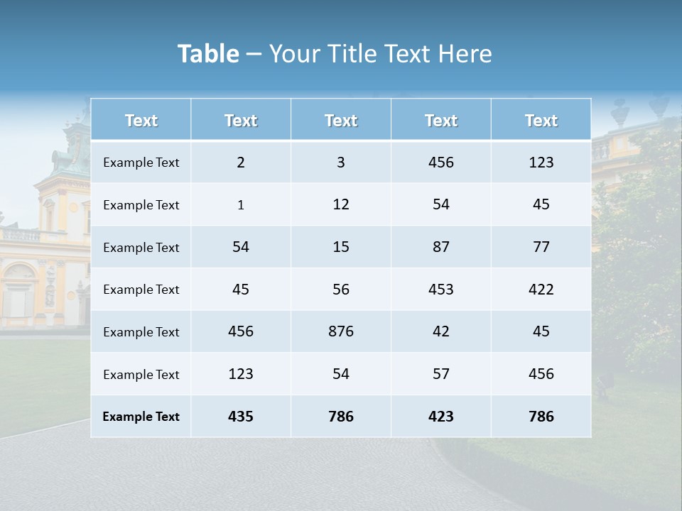 Landmark Decorative Residence PowerPoint Template