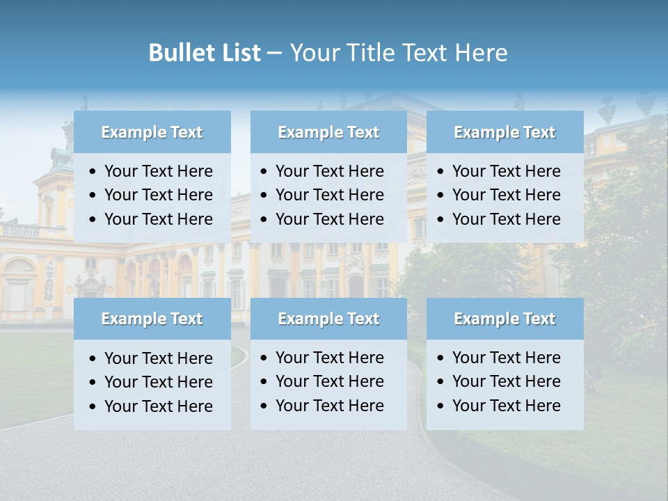 Landmark Decorative Residence PowerPoint Template