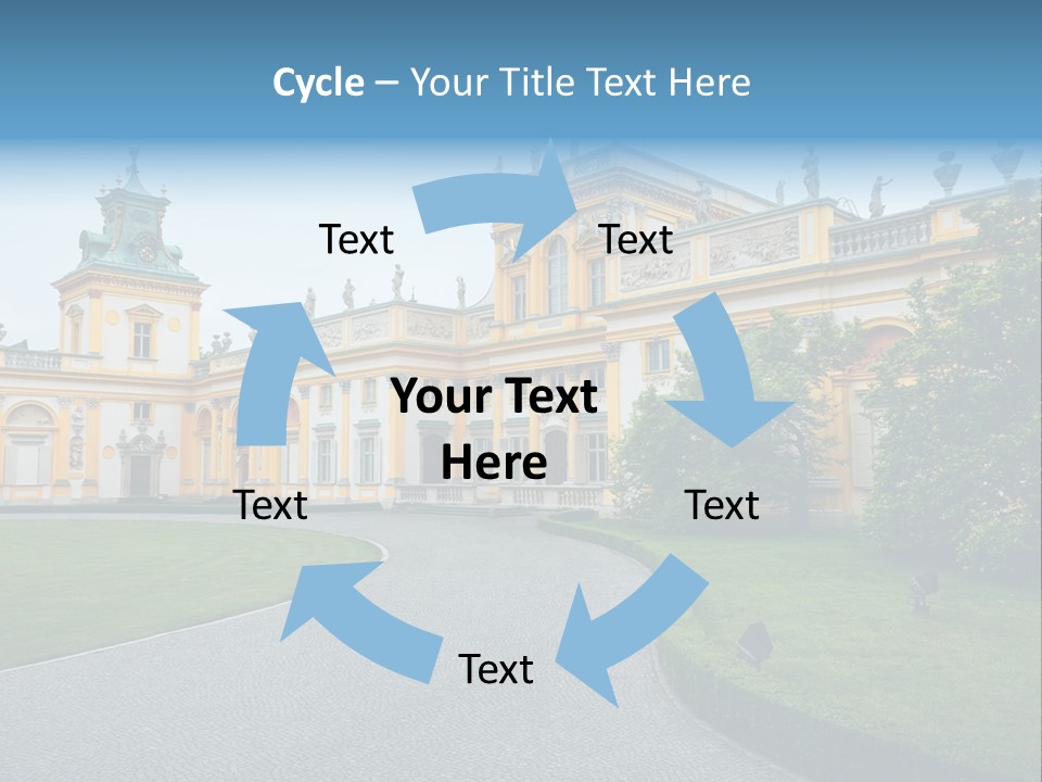Landmark Decorative Residence PowerPoint Template