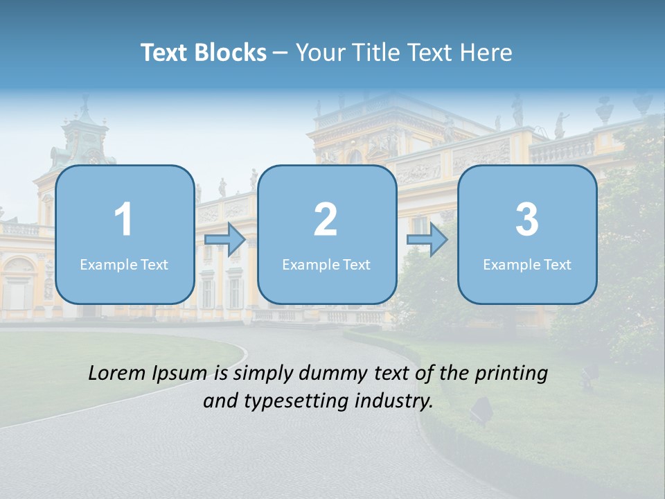 Landmark Decorative Residence PowerPoint Template