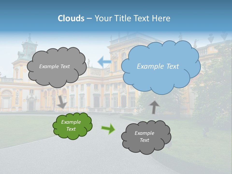 Landmark Decorative Residence PowerPoint Template
