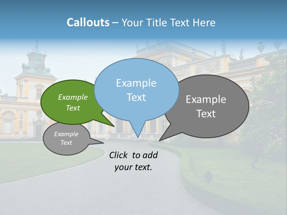 Landmark Decorative Residence PowerPoint Template