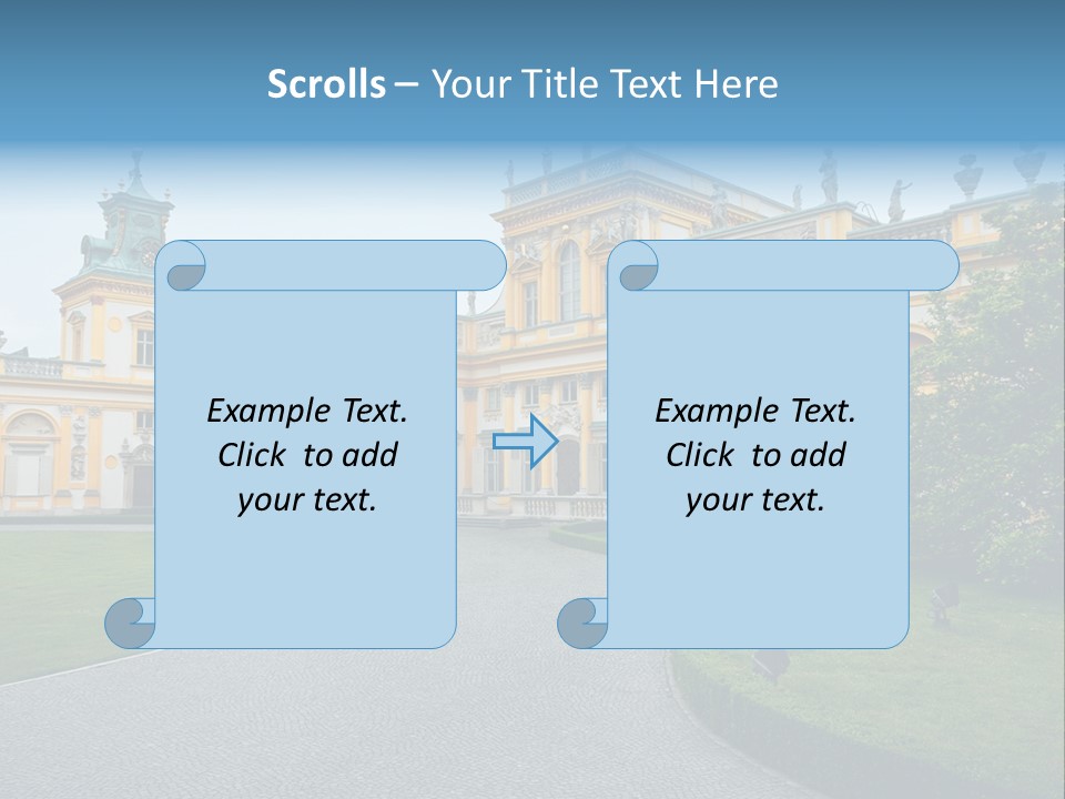 Landmark Decorative Residence PowerPoint Template