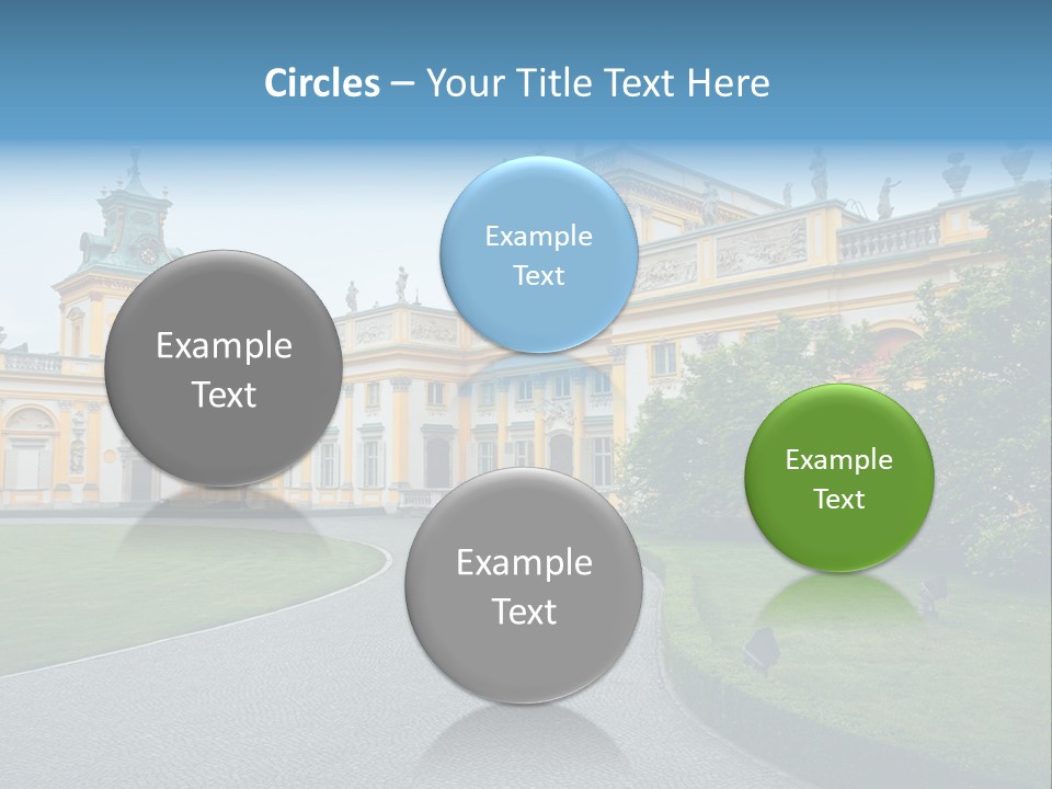 Landmark Decorative Residence PowerPoint Template