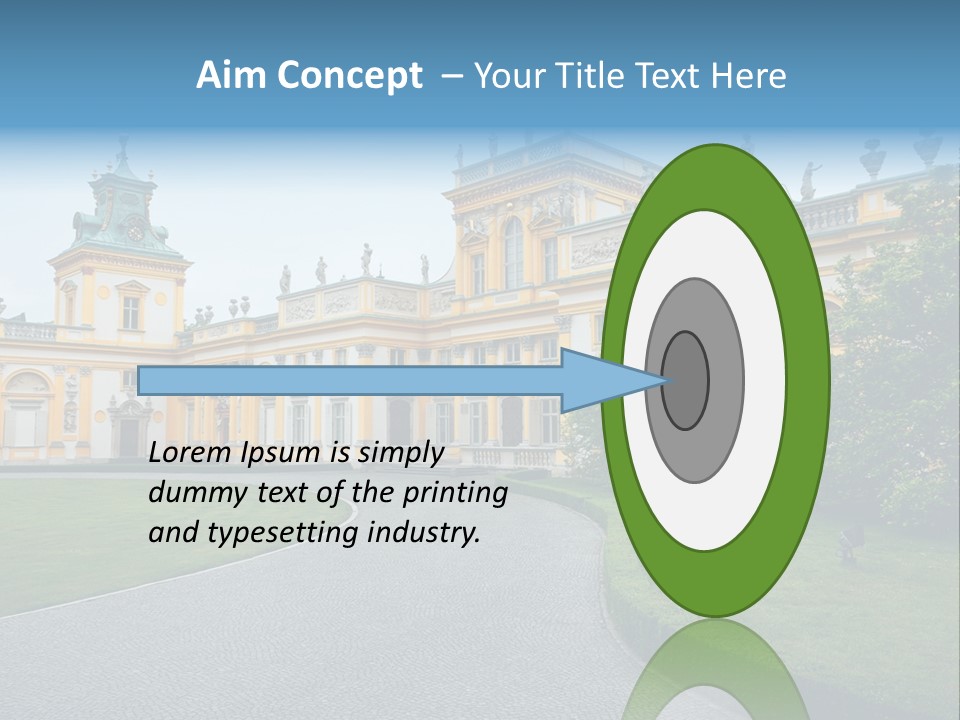 Landmark Decorative Residence PowerPoint Template