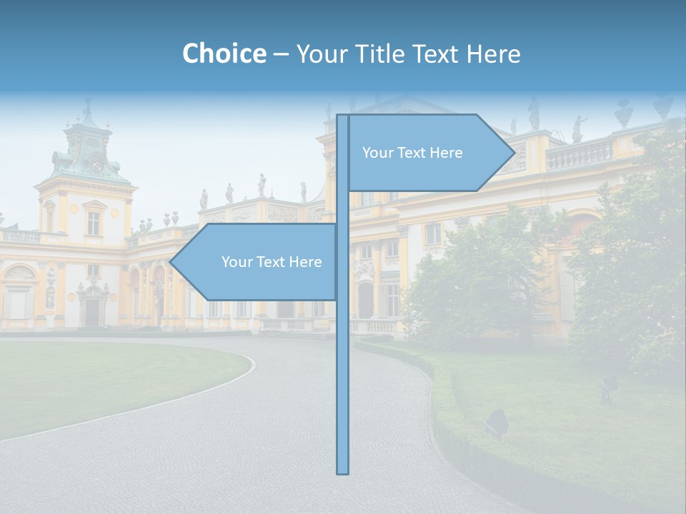 Landmark Decorative Residence PowerPoint Template