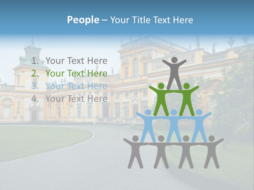 Landmark Decorative Residence PowerPoint Template