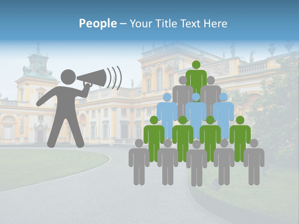 Landmark Decorative Residence PowerPoint Template