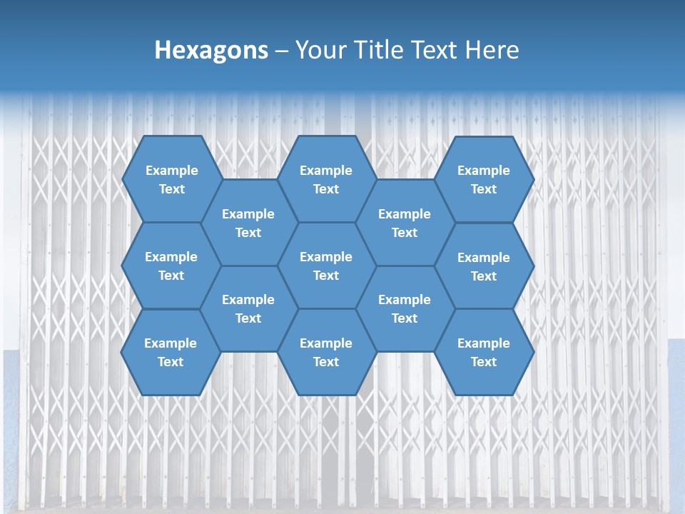 Silver Modern Entrance PowerPoint Template