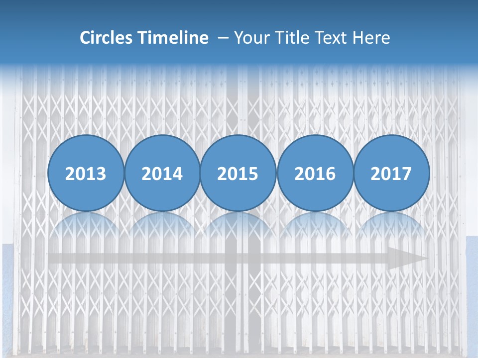 Silver Modern Entrance PowerPoint Template