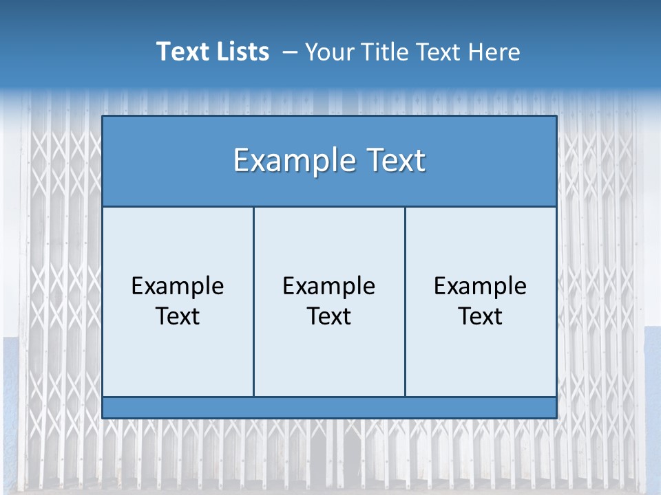Silver Modern Entrance PowerPoint Template